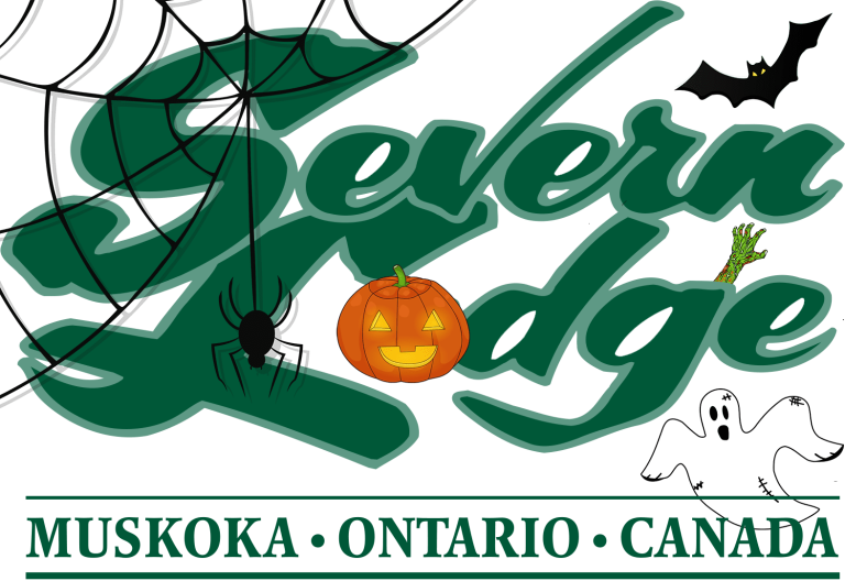 Severn Lodge Halloween logo.