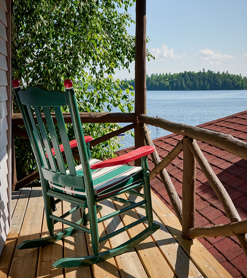 Rocking-chair with a nice lakeview